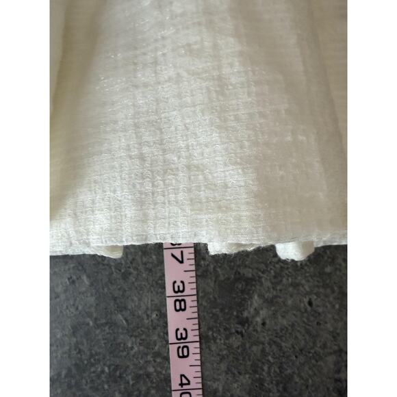 Babydoll Dress 8 Ivory Fairy Empire Spaghetti Strap Rosette Party Ethereal NEW - Picture 9 of 10